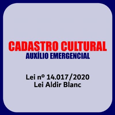 Aberto cadastro do auxlio emergencial cultural
