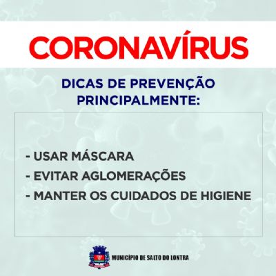 Covid-19: dicas de preveno