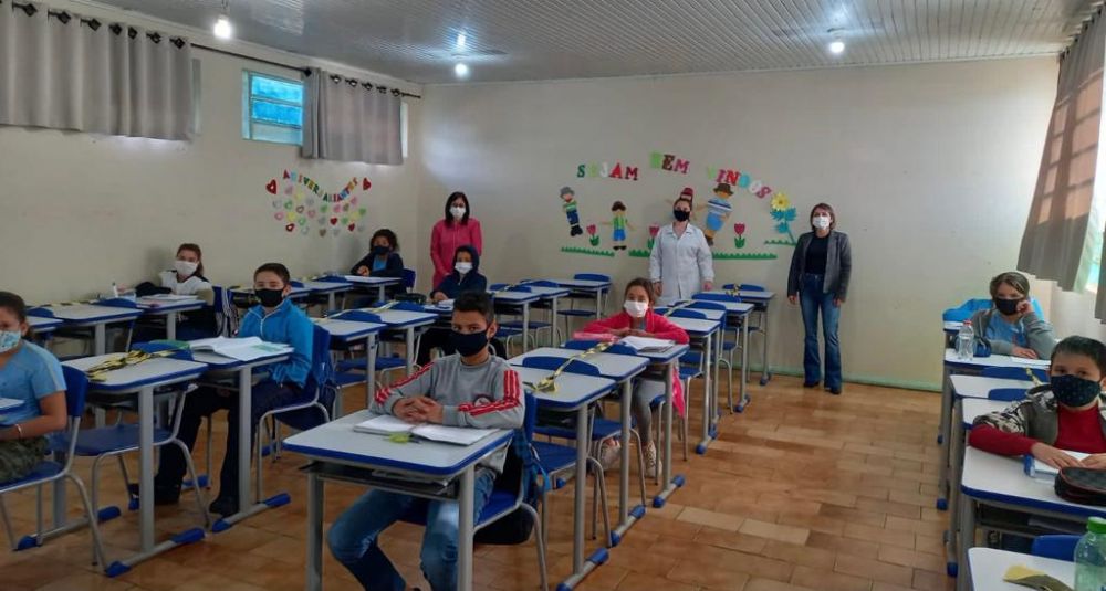 Salto do Lontra retoma aulas presenciais, em formato hbrido
