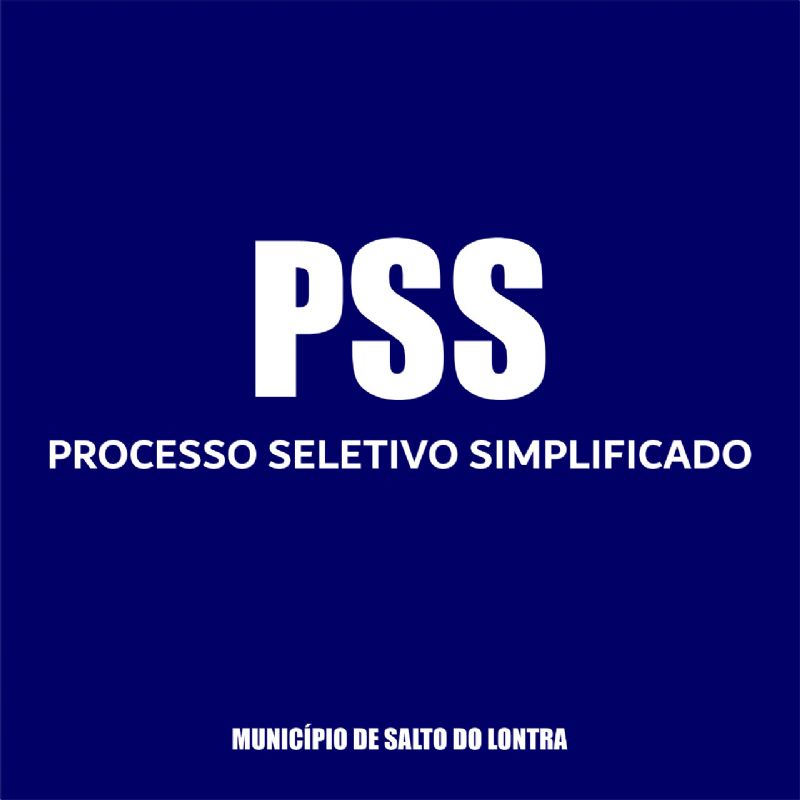 Prefeitura de Salto do Lontra abre inscries para PSS