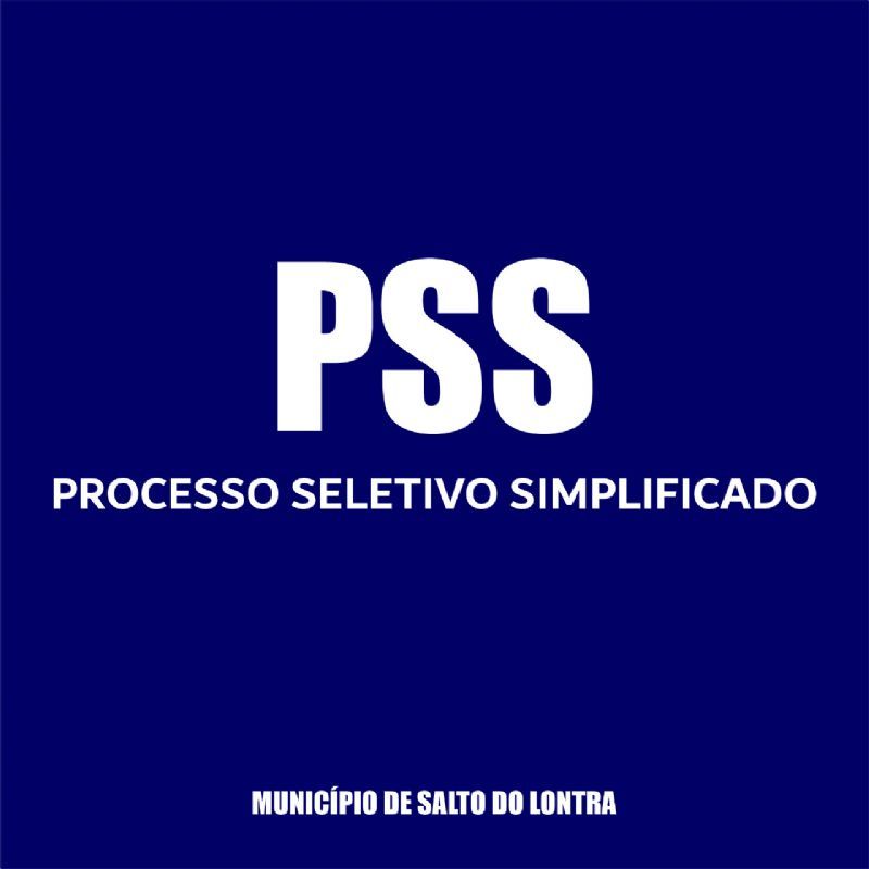 Inscries para PSS da Prefeitura de Salto do Lontra vo at domingo, dia 17