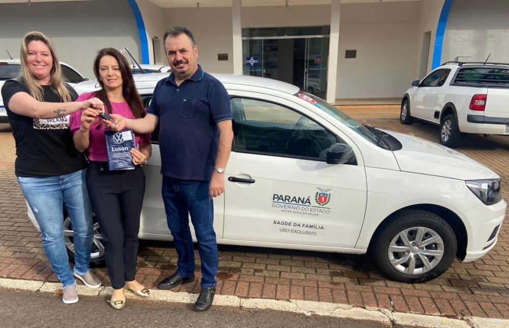 Secretaria de Saúde de Salto do Lontra recebe veículo novo