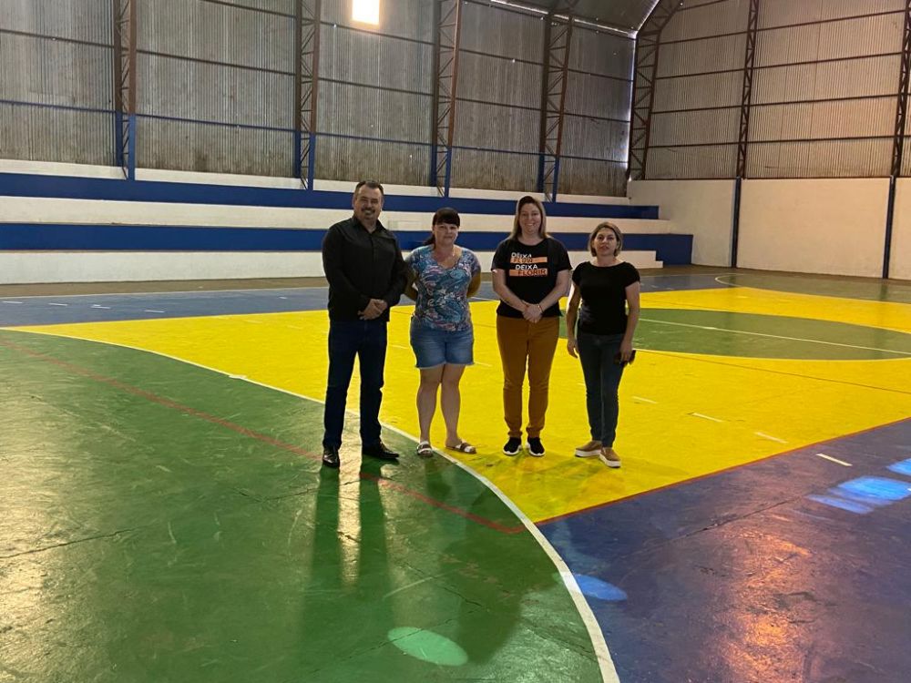 Ginásio de Esportes do Bairro Olaria está recebendo melhorias