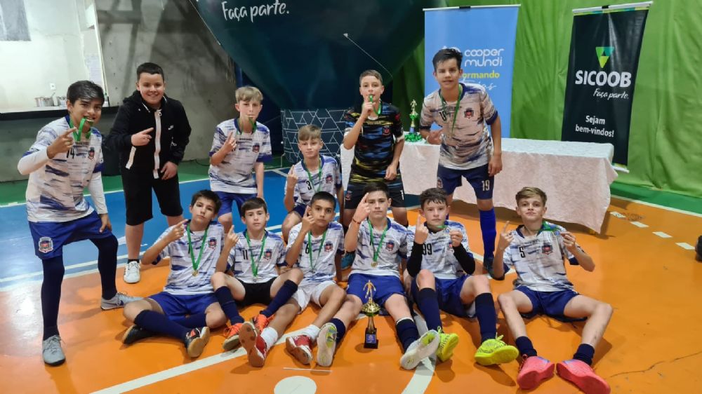 Salto Sub 13  Campeo da Copa Coopermundi de Futsal