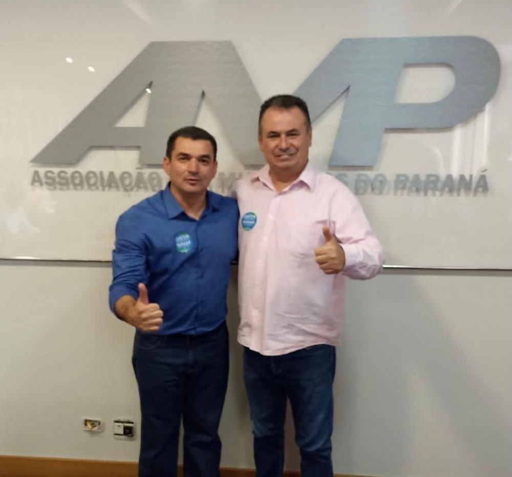 Prefeito Fernando Cadore participa de eleição da AMP em Curitiba