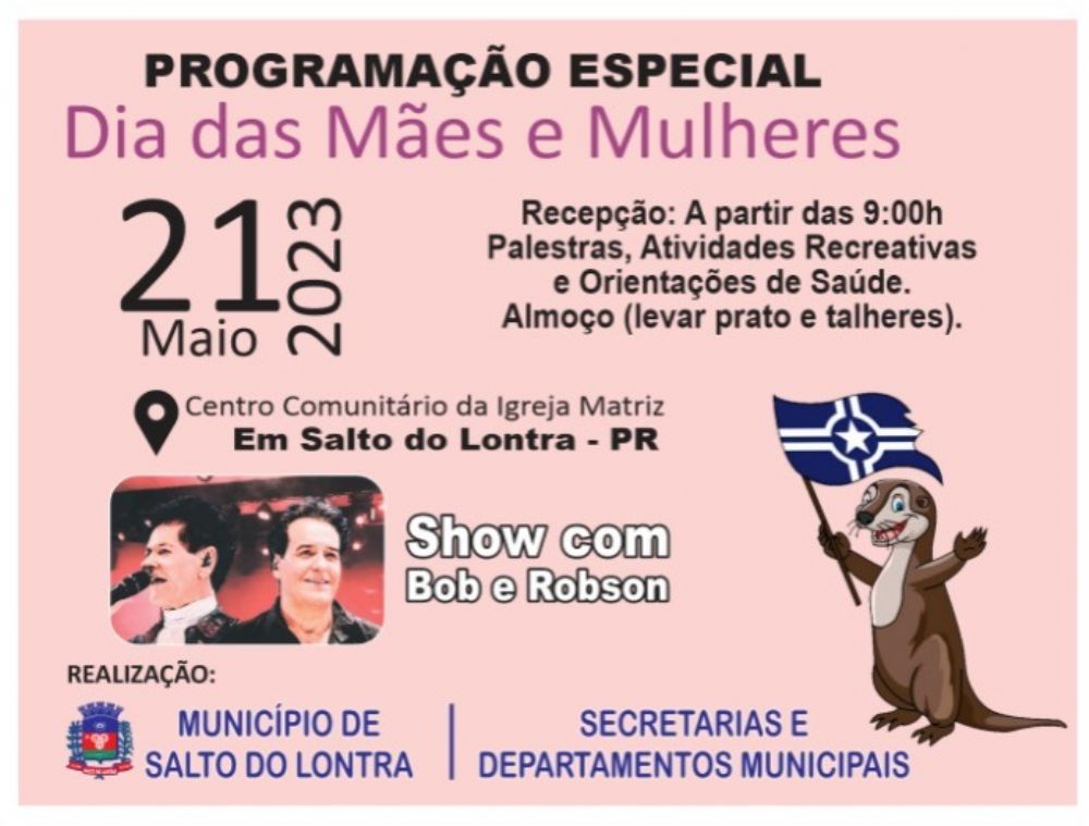 Neste domingo, 21, programao especial em comemorao aos Dias das Mes e das Mulheres