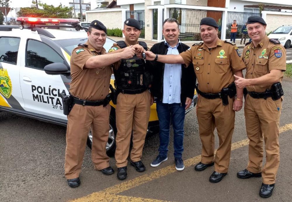 3º Pelotão da Polícia Militar recebe viatura nova