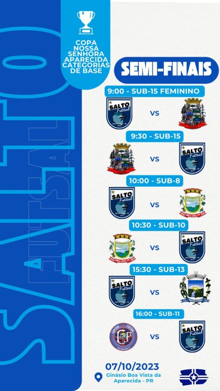 Salto nas semifinais da Copa Nossa Senhora Aparecida