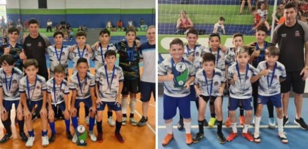 Sub 10 e Sub 13 so campees em Boa Vista da Aparecida