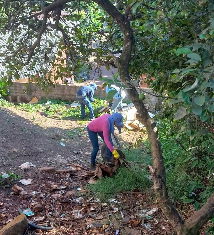 Salto do Lontra realiza mutirão de remoção de criadouros do mosquito Aedes aegypti