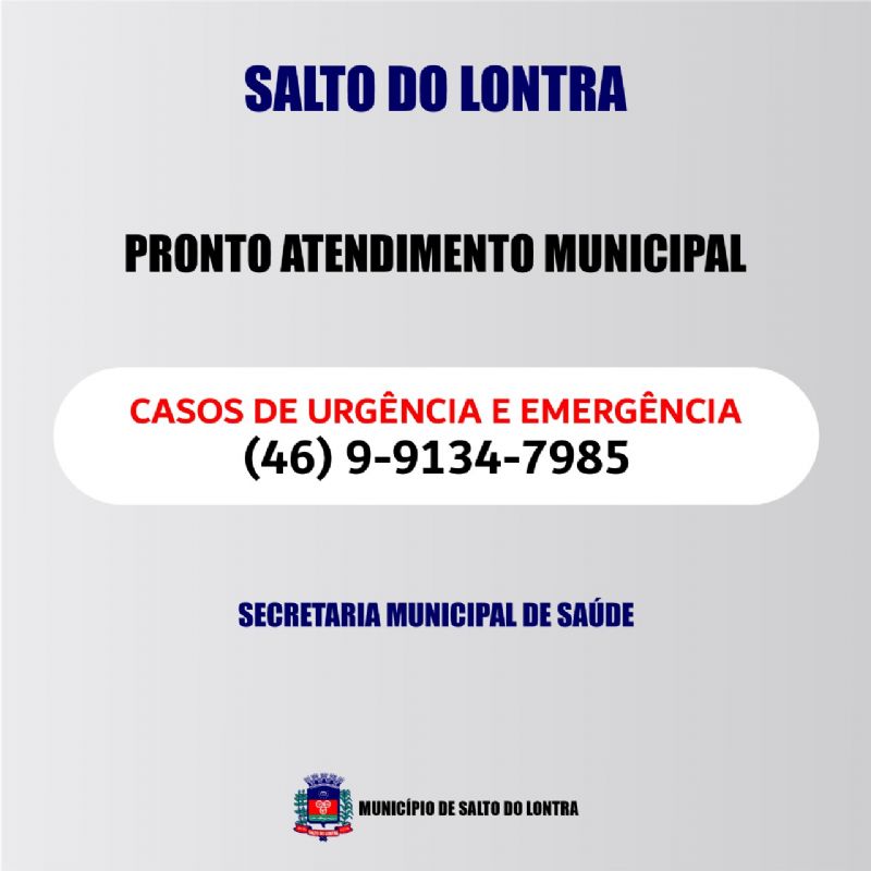 Telefone Pronto Atendimento Municipal