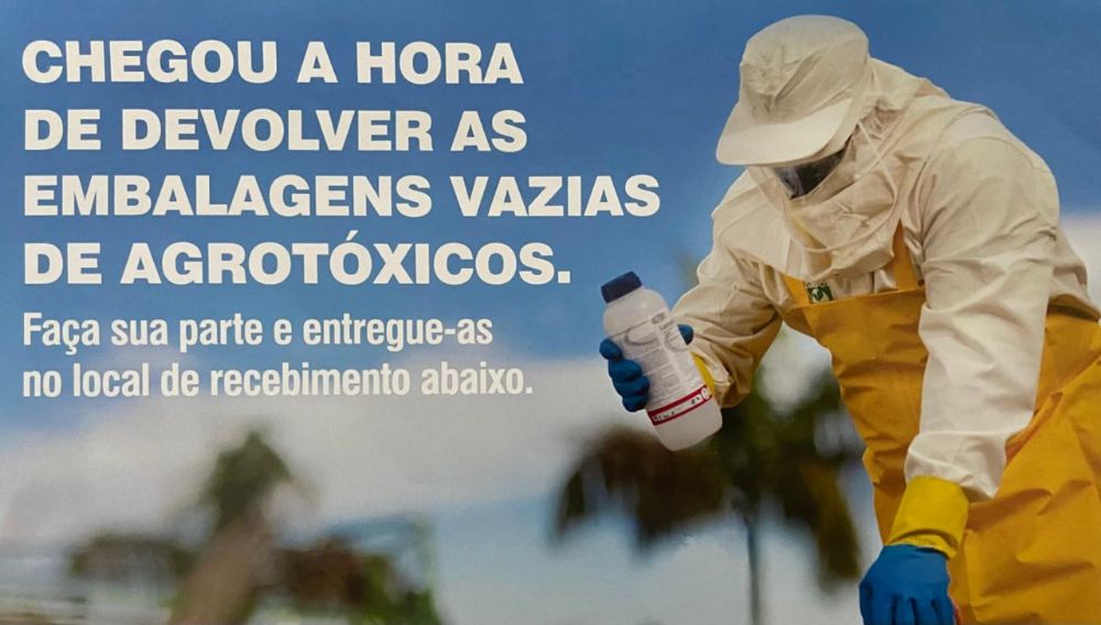 Recolhimento de embalagens de agrotxico