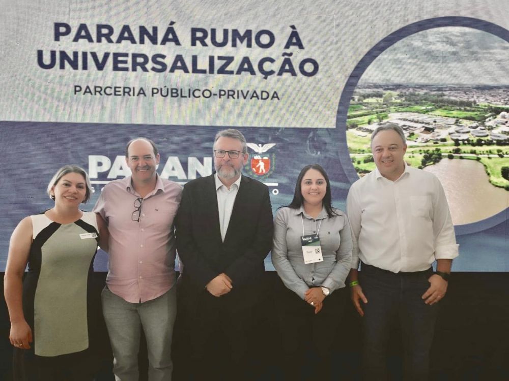 Salto do Lontra presente em evento da Sanepar, em Foz do Iguau
