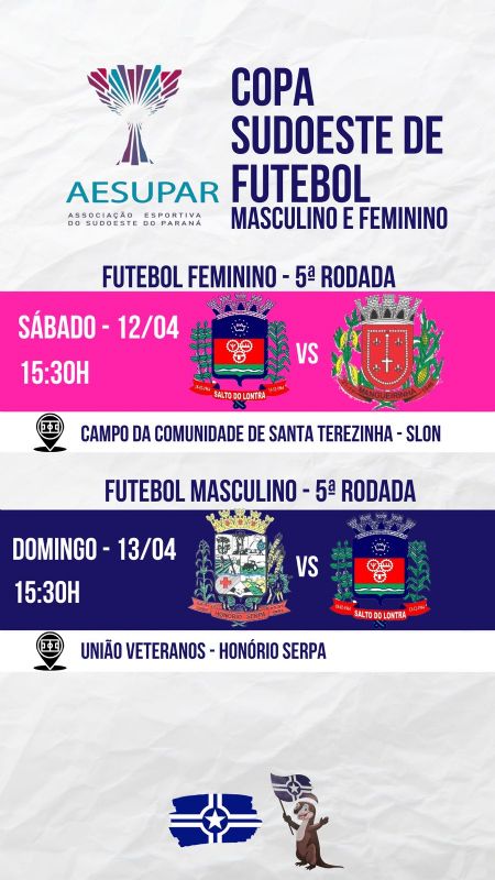 Salto joga fora de casa neste domingo pela Taça Sudoeste de Futebol