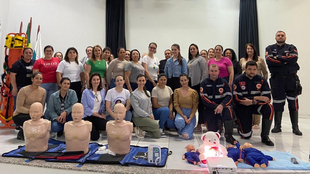 Agentes Comunitrias de Sade recebem treinamento do Samu